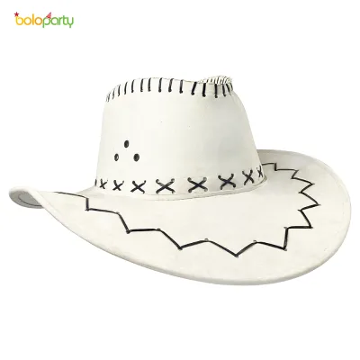 Boloparty Factory Wholesalers Brown Straw Mens Custom Cowboy Hat with Adjustable String