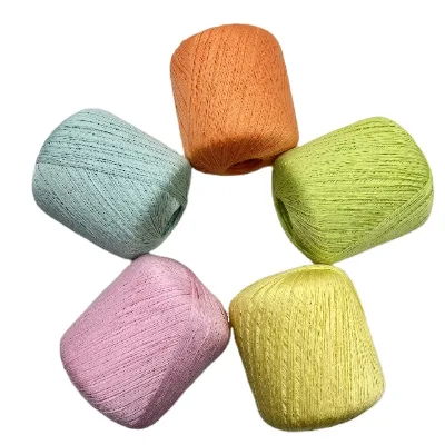Wholesale factory price hand knitting baby mercerized singed cotton yarn buyers crochet 100% cotton yarn