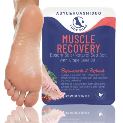 Wholesale Foot Callus Pedicure Spa Sore Muscle Tired Feet Foot Care 50g Skin Care Moisturizing Salts Foot Bath Soak