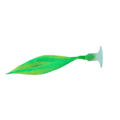 Eco-friendly Betta Fish Rest Bed for Aquarium Leaf Shape Silica Gel Tank Decoration