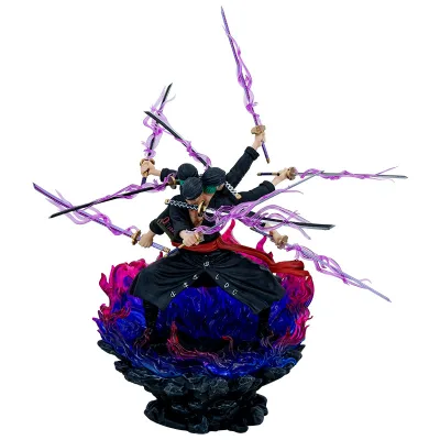 New Style Wholesale Japanese Anime Figure One Pieces 39CM 16'' Roronoa Zoro PVC Action Figure Collectible Decorations for Gift