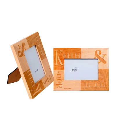 Wholesale Cheap Wall Decor Bulk Free Standing Album Accessories Wooden Picture Frames Wood Digital Photo Frame