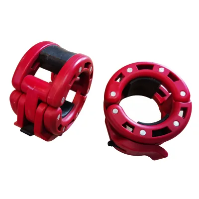 Custom Logo Wholesale Multi-Color Magnet Nylon Competition Fitness Training Weightlifting Lock Clamp Barbell Collars