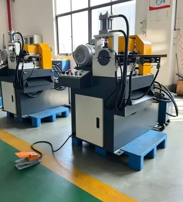 Kingstar BR-80H Automatic Single Head Hydraulic Chamfering Machine for Stainless Steel Pipe Tube & Bar End Processing
