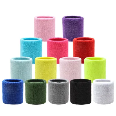 Custom logo Sports Wristband Towel Wristbands Sweat Wrist Band for Men and Women