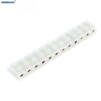 Cuttable H Type Pa Wiring Terminal Block PP PE PA Insulated Screw Terminal Strip Electrical Test Wire Connection Terminal Block