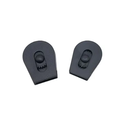 2 Hole Plastic Roller Skating Quick Adjustment Gear Stop slip Cord Lock Stopper Buckle Dress Pant Leg Drawstring Buckle