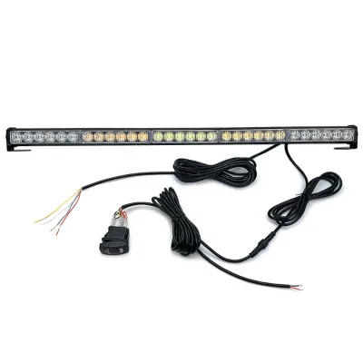 30 Inch LED Offroad Strobe Light Bar Custom Color Car Work Led Warning Light Truck Strobe Bar Turn Signal Light