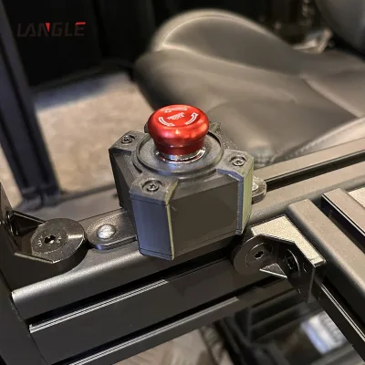 Emergency Stop Switch for Four-axis Simracing Motion System Power off Users Compatible with 4-axis G-force Motion Platform