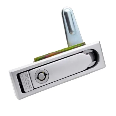 MS713 Zinc Alloy Pin Lock Push Button Electric Box Lock Mechanical Industrial Distribution Cabinet Power Equipment Door Lock