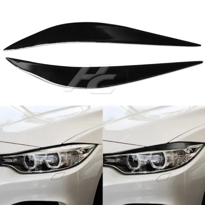 Hancheng Brand New Car Headlight Eyebrows Lamp Eyelids Trim Light Brow for BMW 4 Series F32 2014 2015 2016 2017 2018 2019 2020