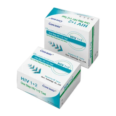High Sensitivity Hospital Use HIV1+2 Rapid Test Kit Disposable CE ISO Certified Class II Strip/Cassette Format Blood Testing