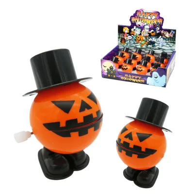 Halloween Walking Windup Set Plastic Toys Pumpkin Gift Clockwork Halloween Wind up Toy
