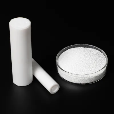 100% Virgin Material PTFE Rod Solid Bar Food Grade Molding Grade High Temperature ISO9001 Certified