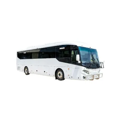 New Condition 12m Electric Express Coach Bus 57 Seats Single Door Automatic Transmission Right Hand Drive 0 Emission 100km/h
