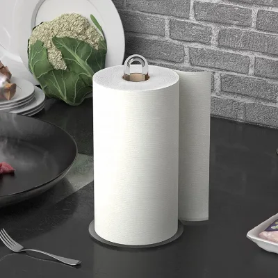 Detachable Countertop Acrylic Paper Towel  Holder Clear Kitchen Paper Towel Stand Holder for Kitchen Organization and Storage