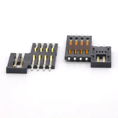 Factory Direct Sell 1.075H Smart Card Socket Connector with right left switch IC Card Connector