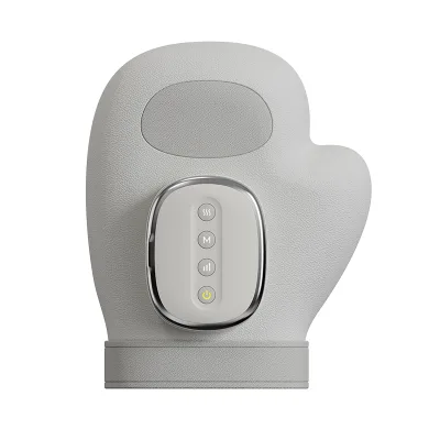 Portable Wireless Rechargeable 5-Level Intensity Finger Massager Timed Deep Tissue Knead Acupressure Finger Palm Hand Massager