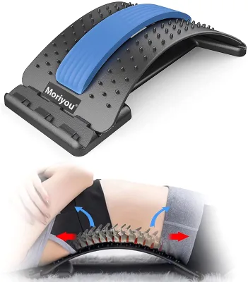 Best Selling Adjustable Lumbar Acupuncture Magnetic Massage Therapy Back Stretcher