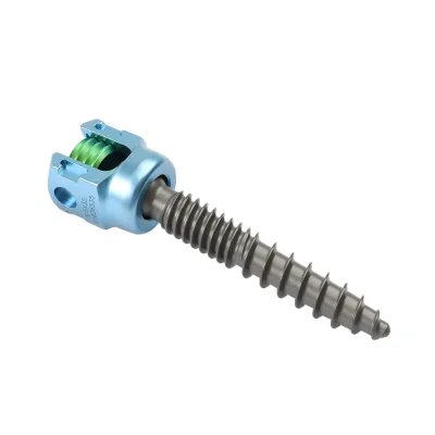 Polyaxial Pedicle Screw System Valufix 5.5 - Titanium Spinal Implant with Instruments Set for Thoracolumbar Fracture