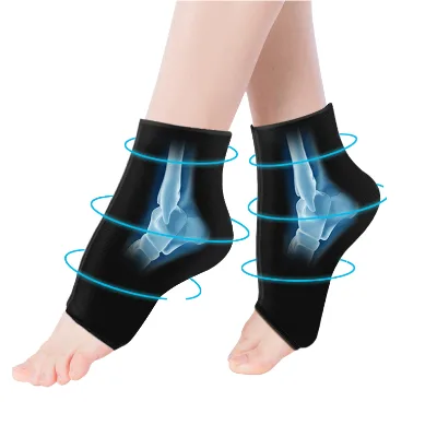 Hot Selling Flexible Gel Ice Cold Packs Ankle Support Wrap for Foot Pain Relief or Sports Injuries
