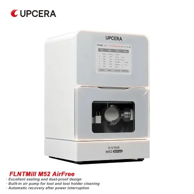 UPCERA NEW FLNTMill M52 AirFree Built-in air pump Zirconia Wax PEEK PMMA CAD CAM milling