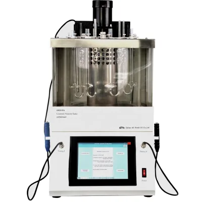 AWD-03A Kinematic Viscosity Tester ASTM D445 Lab Capillary Single Chip Microcomputer Control 8-inch TFT LCD Screen 40-100 AC