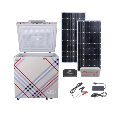 50L Home and Commercial 12V 24V DC Solar Panel Charging Deep Freezer