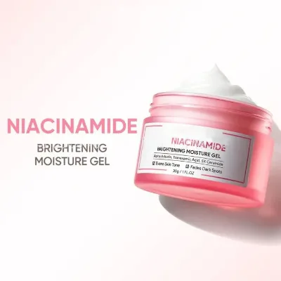 Niacinamide Gel Face Cream Whitening Hydrating Moisturizer Body Removes Melanin Improves Dullness Lightens Skin Tone Removes