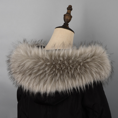 Imitation fox Fur Collar Imitation Fur Down Jacket Hat Strip Fake Collar