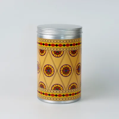 Custom Printing and Size Aluminum Jar for Candy and Cookie with Screw Lid 150ml