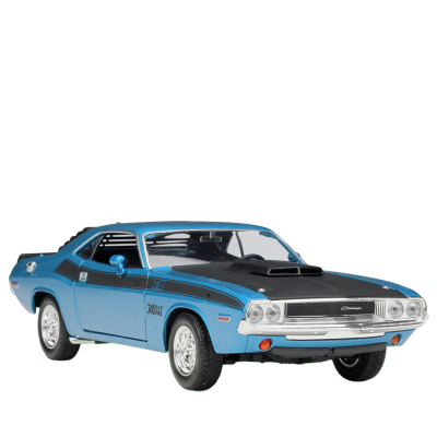 Welly 1:24 Dodge Challenger 1970 T/A Simulation Diecast Toy ABS Plastic Car Model 110V Unisex 14 Years & up