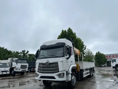 HOWO NX 6X4 for 15-ton Straight Boom Crane 371HP Weichai Engine
