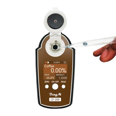 High Accuracy Handheld Portable Digital Refractometer 0.01 Ri Accuracy Calibration Standard Carry Case for Specialty Shops