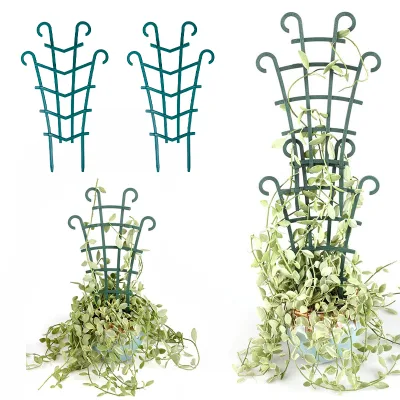 DIY Balcony Potted Climbing Lattice Stackable Plant Support Trellis for Pothos Climbing Vine Plants