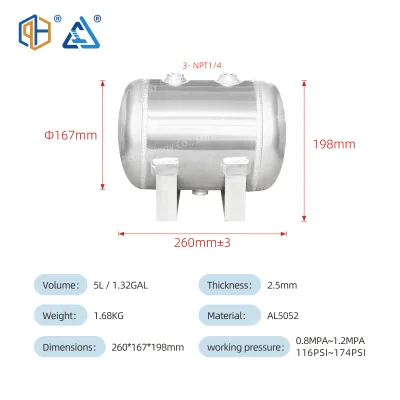 IATF 16949 Certified Air Tank Manufacturer CE & ASME Compliant OEM Production Factory