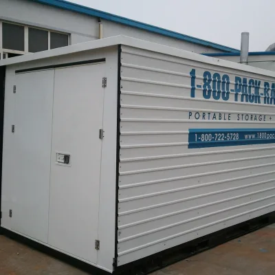Canada 16 Ft Folding Portable Storage Unit Prefab Steel Container House Pod for Storage Shed Rental for Warehouses