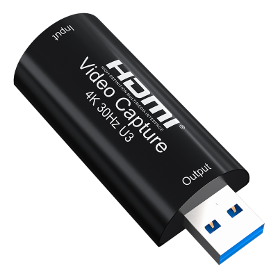 USB3.0 4K Video Capture Card 4K30Hz Compatible with Windows/Android/MACOS for Live Broadcast Game Education