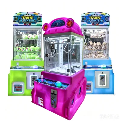 Guangzhou Kids Mini Claw Machine with Card Reader & Coin/Bill Acceptance English Interface Metal & Plastic Construction