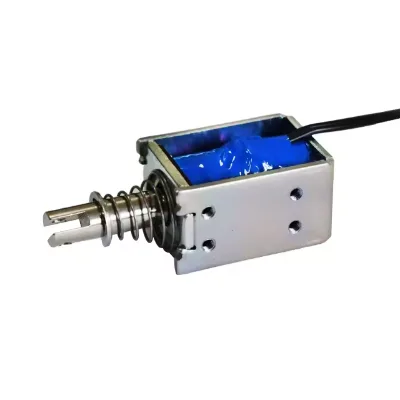 Multipurpose Compact Open Frame Push Pull Miniature Electromagnet Solenoid for Automation Equipment