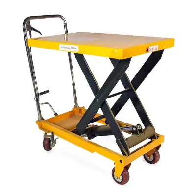 PT150A PT200A PT300A 150kg 200kg 300kg Manual Scissors Hydraulic Platform Lifting Handcart Lift Trolley Warehouse Platform