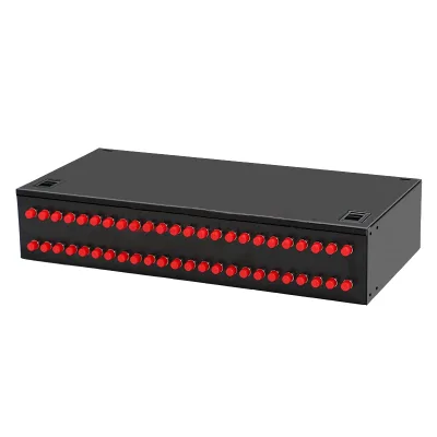 48 Core Desktop/wall-mounted SC LC FC Type of Adapter 48 Ports Fiber Optical Patch Panel Fiber Optic Terminal Box
