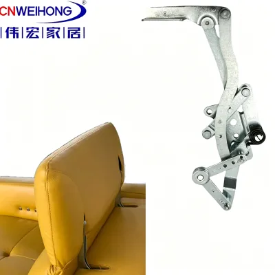 CNWeihong Manual Sofa Headrest Hinge 6 Positions Furniture FoLdling Pillow Headrest Mechanism Multi Angle Ratchet Headrest Hinge