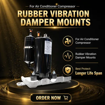 Customized HVAC Rubber Vibration Pads Rubber Damper Shock Absorber AntiVibration Wholesale