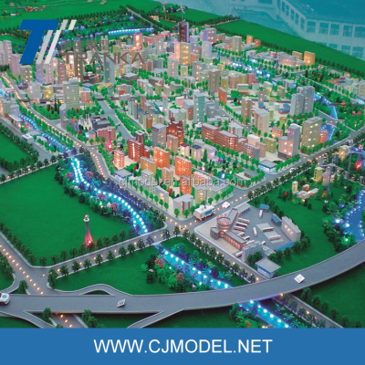 3D City Miniature Building Model for Presentation