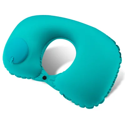 U-Shaped Automatic Inflatable Portable Travel Pillow Airplane Outdoor Compatible Positioner Functionally Effective for Travel