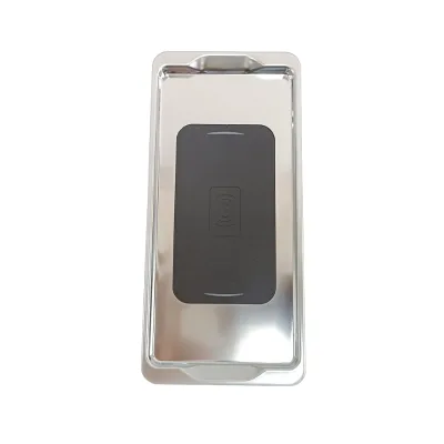 Auto Seat Accessories 12V Car Wireless Charger Metal Interior Kits for Rear Side Wall Armrest