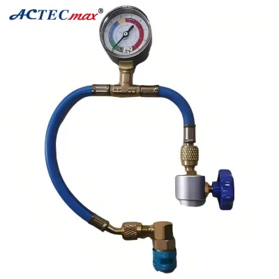 ACTECmax Refrigerant Charge Hose Kit AC.135.732 R134a 1/2"ACME Female X 1/4"SAE Male Self Sealing Injection Moulding Tool
