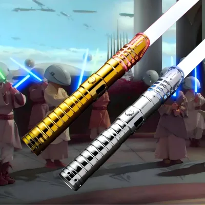 [ Plastic Hilt ] Adults Lichtschwert Cheap Plastic Lightsaber Colorful Glow Sticks Light up Laser Toys Led Flashing Swords