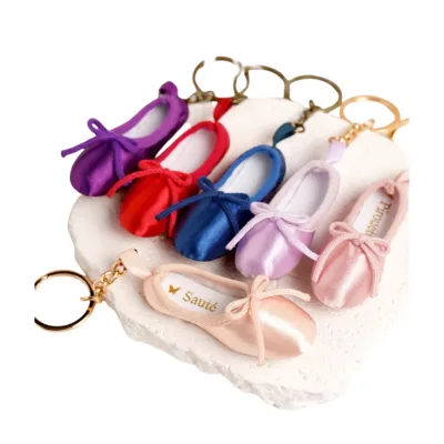 Mini Pointe Shoes for Ballerina Ballet Party Supplies Gift Bag Charm Pendant Accessories Handmade Ballet Shoes